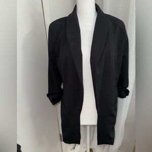 Fashion nova Black 3/4 sleeve blazer